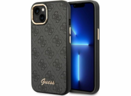 Guess  GUHCP14SHG4SHK iPhone 14 6.1 černo/černé pevné pouzdro 4G Vintage Gold Logo NoSize