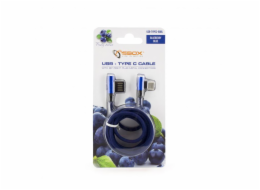 Sbox USB->Type-C 90 m/m 1.5m USB-TYPEC-90BL Blue