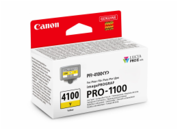 CANON Zásobník inkoustu PFI-4100 pro imagePROGRAF PRO-1100, Yellow (80ml)