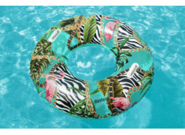 BESTWAY 36302 - Nafukovací kruh 114cm Floral Fantasy Swim Ring