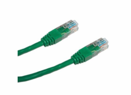 DATACOM patch cord UTP cat5e 0,5M zelený