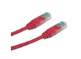 DATACOM patch cord UTP cat5e 2M červený