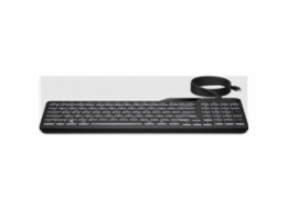 HP 400 Backlit Wired Keyboard - drátová podsvícená klávesnice CZ/SK