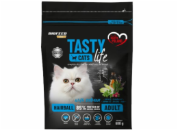 BIOFEED Tasty Cats Life Hairball Salmon - suché krmivo pro kočky - 600g