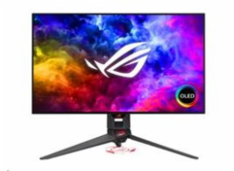 ASUS LCD 27" PG27AQDP ROG OLED 2560x1440, 0,03ms, 450cd, 480Hz, FreeSync, AI Assistant, 2x HDMI, DP, VESA