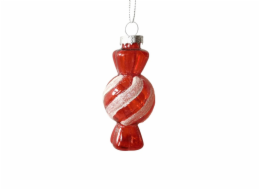 Ozdoby  na vánoční stromeček Christmas Touch Candy, červená, 9,5 cm