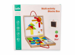 Magnetická hračka Lelin Multi Activity Blocks Blox