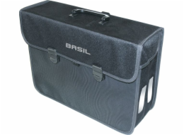 Basil Single city bag 17L, montáž na háček, černá (BAS-17019)