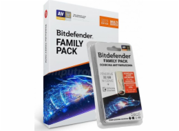 Bitdefender Rodinný balíček Bitdefender pro 15 zařízení na 12 měsíců (BDFP-NP-1Y-NL)