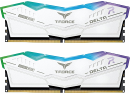 TeamGroup T-Force Delta RGB paměť, DDR5, 32 GB, 6200 MHz, CL38 (FF4D532G6200HC38ADC0)