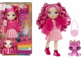 MGA Entertainment Rainbow High Littles - Magenta (růžová), panenka