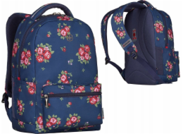 Batoh Wenger Wenger Colleague 16 Floral Print, tmavě modrá