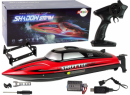 LeanToys Motorboat R/C 2.4G Red 20-25 km/h