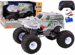 Velké terénní auto na dálkové ovládání LeanToys 2.4G RC 1:6 Dinosaurus