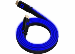 TRITON kabel s plovoucí rukojetí FG-HDMILED-150-BLUE Kabel HDMI 1,5 m HDMI Typ A (standardní) Černá