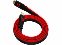 TRITON kabel s plovoucí rukojetí FG-HDMILED-150-RED Kabel HDMI 1,5 m HDMI Typ A (standardní) Černá