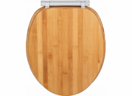 Wenko bidetové sedátko BAMBOO WC sedátko, Easy Close, Fix-Clip, WENKO