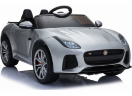 Lean Sport Battery Car Jaguar F-Type Silver Paint