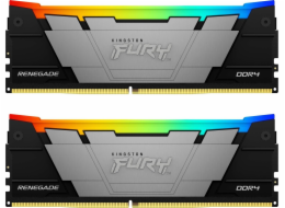 Paměť Kingston Fury Renegade RGB, DDR4, 16 GB, 4600 MHz, CL19 (KF446C19RB2AK2/16)