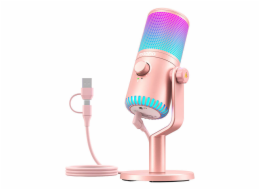 Maono DM30RGB Microphone Pink