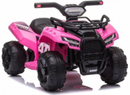 Lean Cars Quad s baterií JS320, růžová