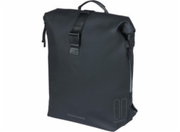 Batoh Basil BASIL SOHO BACKPACK NORDLICHT17L batoh/taška na kolo, úchyt na háček Hook-On System, voděodolný polyester, osvětlení, noční černá