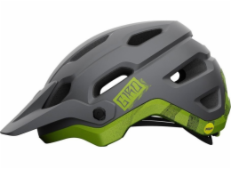 Giro  SOURCE MIPS mtb helma Velikost helmy: M(55-59 cm),  Matte Metallic Black Ano Lime