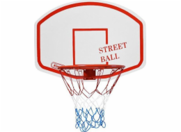 Basketbalová deska Kimet Kimet Street Ball + bílá a červená obruč