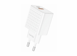 Foneng EU42 USB-C+USB-A 20W mains charger (white)