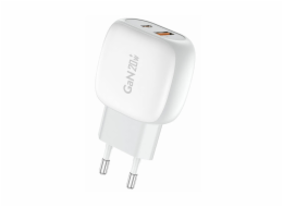 Foneng EU41 USB-C+USB-A 20W network charger + USB-C - Lightning cable (white)