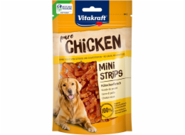 VITAKRAFT Mini Strips Chicken - pochoutka pro psy - 80g