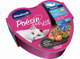 VITAKRAFT Poesie delice PLUS łosoś - Przysmak dla kota - 85g