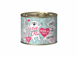 LOVE IS WHERE A CAT IS® Chicken with trout  - mokré krmivo pro kočky - 200g