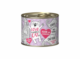 LOVE IS WHERE A CAT IS®  Chicken with rabbit - mokré krmivo pro kočky - 200g