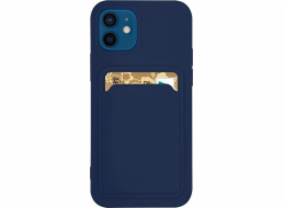 Hurtel Card Case Silikonové pouzdro na peněženku se slotem na kartu Dokumenty pro Xiaomi Redmi Note 11 Pro+ 5G / 11 Pro 5G / 11 Pro Navy Blue