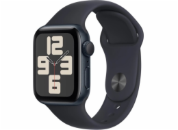 Apple Watch SE 2023 GPS + mobilní 40mm půlnoční Alu Sport S/M chytré hodinky Navy Blue (mrg73qc/a)