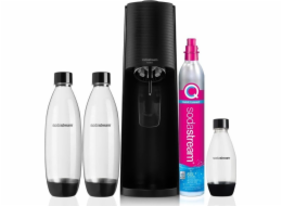 Sodastream Terra Saturator + 3 lahve + plyn Black