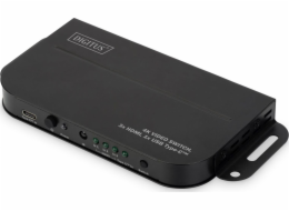 Digitus DIGITUS 4K Video Switch, 3x HDMI, 1x USB Type-CÖ