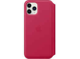 Kožené pouzdro Apple Folio Case pro iPhone 11 Pro Raspberry -MY1K2ZM/A