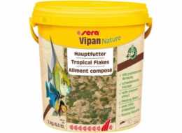 Sera Vipan Nature Large Flakes 10 l, velké vločky - prémiové krmivo