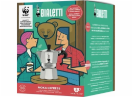 Kávovar Bialetti Bialetti - Moka Express 3tz + sáček WWF