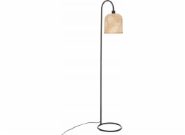 Stojací lampa Atmosphera ALI s tkaným bambusovým stínidlem, 159 cm