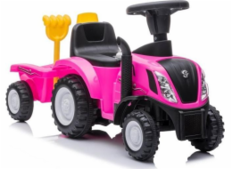 Lean Sport Ride-on traktor 658T růžový