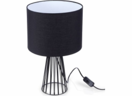 Home Styling Collection Stolní lampa s černým stínidlem, 30 cm