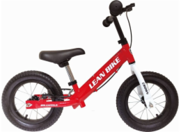 LeanToys CROWN Balance Bike Červená nafukovací kola