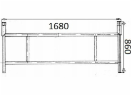 Memorysolution LEŠENÍ TYPU VARŠAVA 168 cm