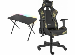 Genesis Holm 200 RGB stůl Black 113 cmx60 cm + Nitro 560 Camo (NFG-1532)