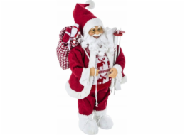 Atmosphera figurka Santa Clause v roztomilém svetru, 60 cm