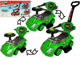 Lean Sport Ride-On s kočárkem Mega Car 3v1 Green