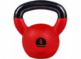 Kettlebell Thorn+Fit Litinový pogumovaný 6 kg